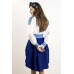 Embroidered costume for girl "Ukrainian Girl" blue